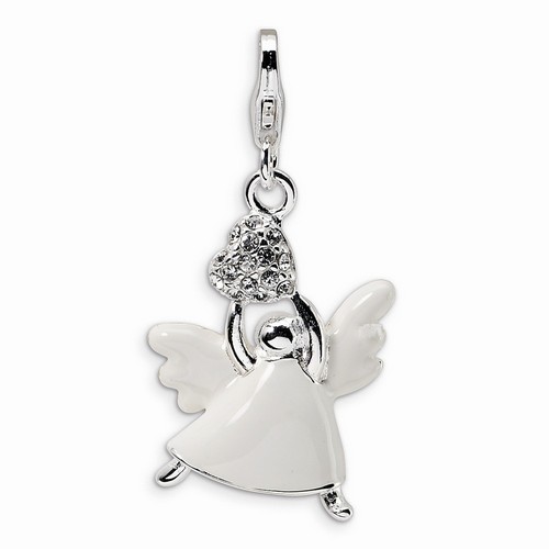 Angel Charm With Swarovski Elements By Amore La Vita