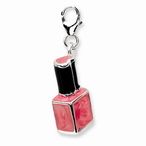 Pink Nail Polish 3-D Charm By Amore La Vita