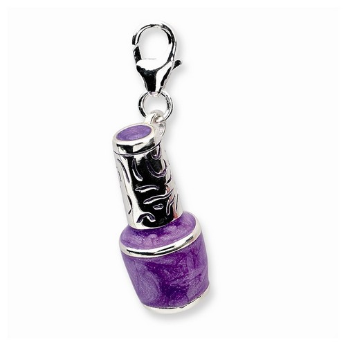 Purple Nail Polish 3-D Charm By Amore La Vita