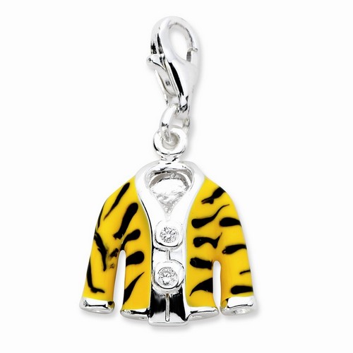 Tiger Print Jacket Charm By Amore La Vita