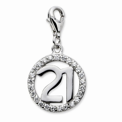 Number 21 Charm By Amore La Vita