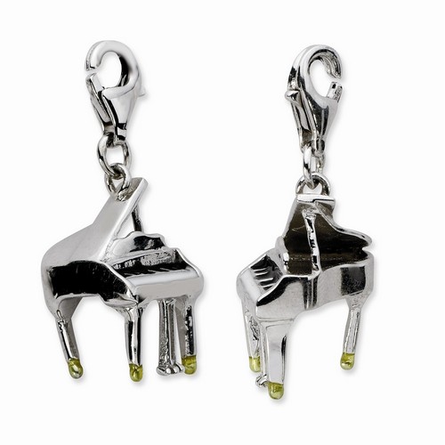 Grand Piano Charm By Amore La Vita