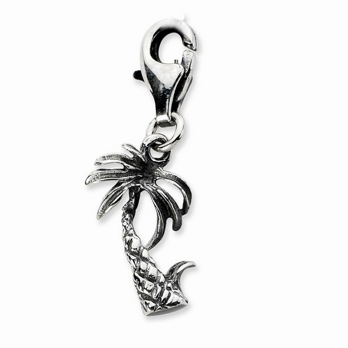 Palm Tree 3-D Charm By Amore La Vita