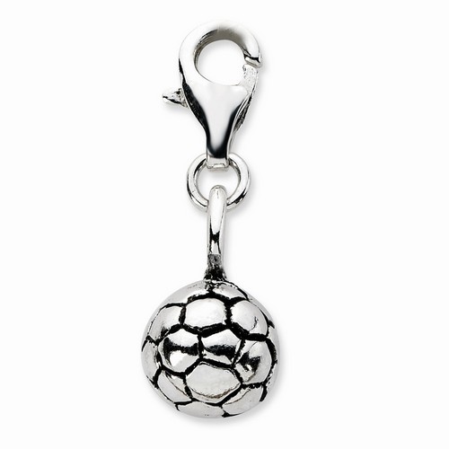 Soccer Ball 3-D Charm By Amore La Vita