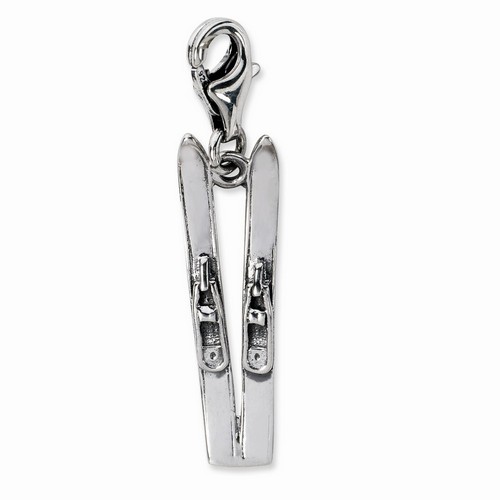 Snow Skis Charm By Amore La Vita