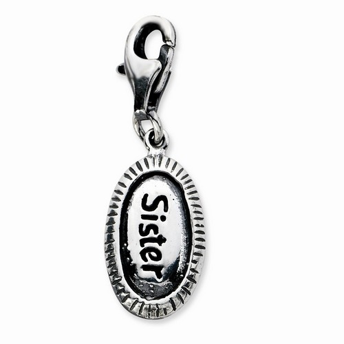 SISTER Word Charm By Amore La Vita