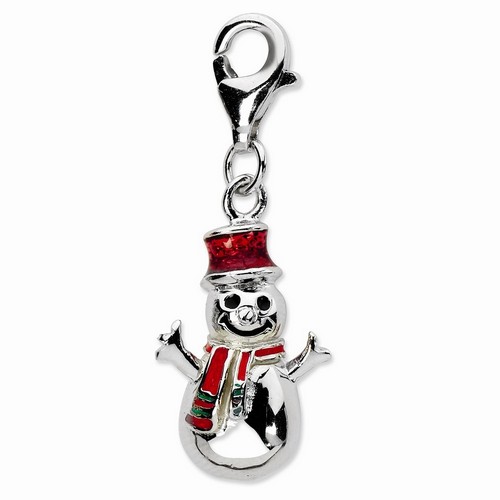 Snowman Charm By Amore La Vita