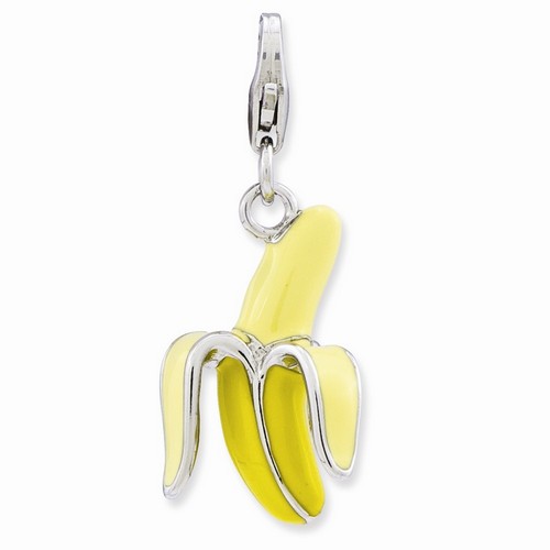 Peeled Banana 3-D Charm By Amore La Vita