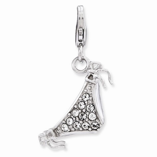 Swarovski 3-D Bikini Bottom Charm By Amore La Vita