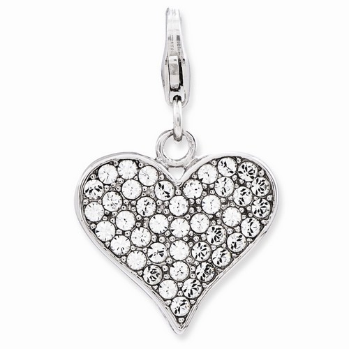 Heart Shape 3-D Charm By Amore La Vita