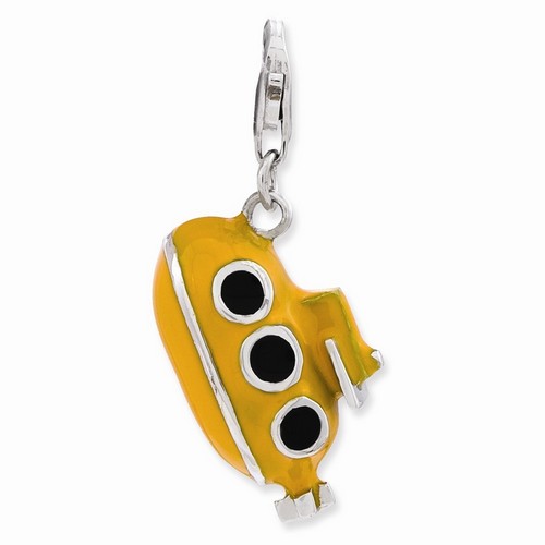 Yellow Submarine 3-D Charm By Amore La Vita