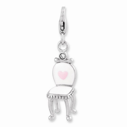 3-D Vanity Chair Charm By Amore La Vita