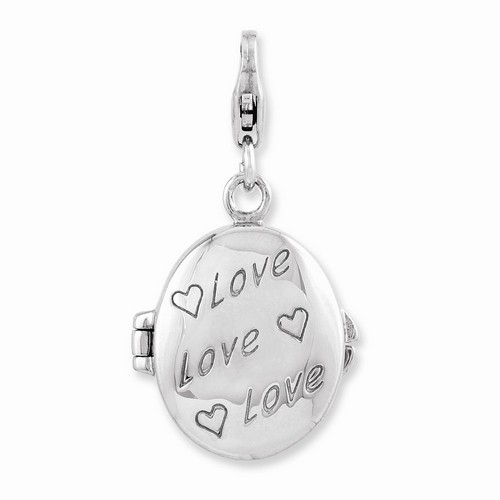 Love Heart Compact Charm By Amore La Vita