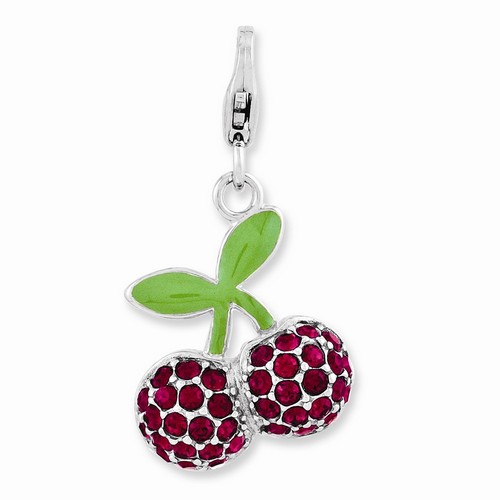 3-D Cherries Charm By Amore La Vita