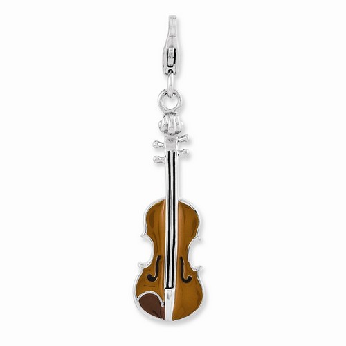 3-D Viola Charm By Amore La Vita