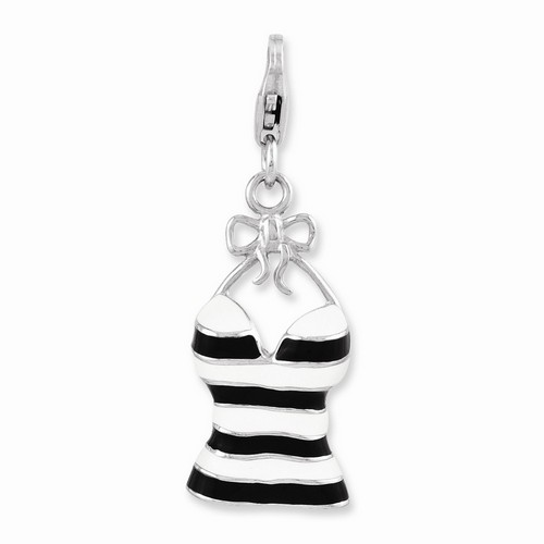 3-D Tank Top Charm By Amore La Vita