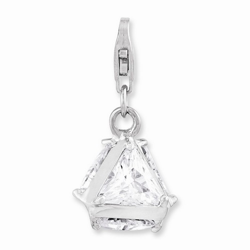 3-D CZ Charm By Amore La Vita