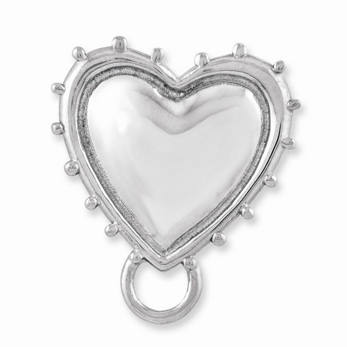 Heart Charm Carrier Pendant By Amore La Vita