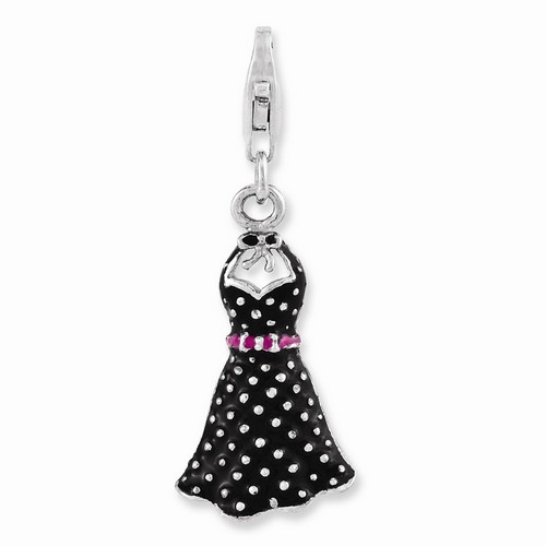 3-D Sun Dress Charm By Amore La Vita