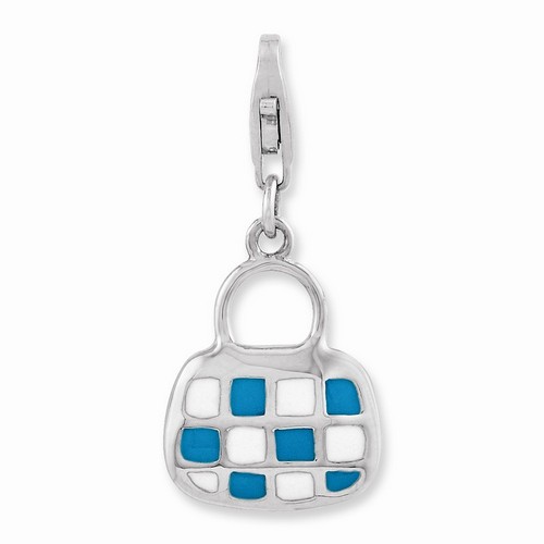 3-D Aqua Purse Charm By Amore La Vita