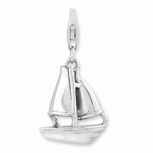 3-D Sailboat Charm By Amore La Vita