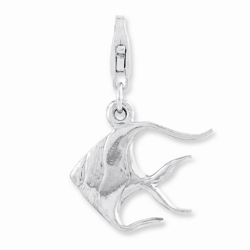 3-D Angel Fish Charm By Amore La Vita