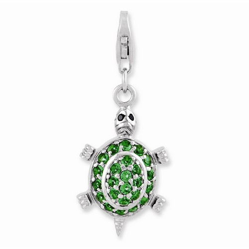 Green Turtle Charm By Amore La Vita