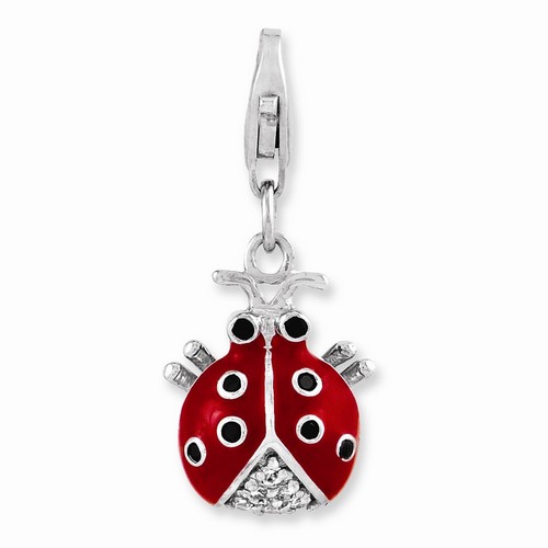 3-D Lady Bug Charm By Amore La Vita