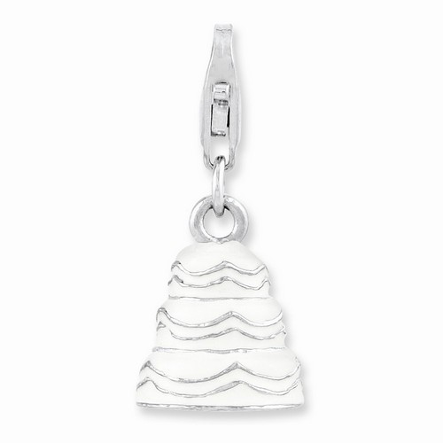 3-D Wedding Cake Charm By Amore La Vita