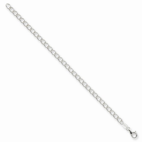 Beautiful Sterling Silver 4.5mm Curb Chain 