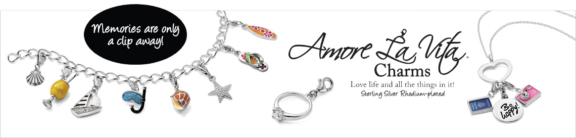 Amore La Vita Lobster Clasp Colorful Charms